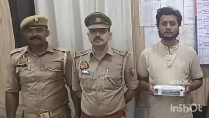 बरेली: कोतवाली थाना पुलिस ने तंमचे के साथ एक युवक को किया गिरफ्तार