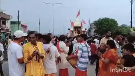 नीमडीह: रघुनाथपुर में जगन्नाथ रथयात्रा निकाली गई