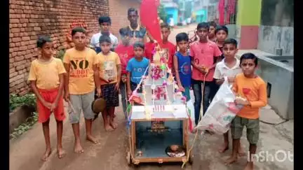 शिकारीपाड़ा: शिकारीपाड़ा के सरसजोल गांव में भगवान जगन्नाथ की रथ यात्रा धूमधाम से निकाली गई