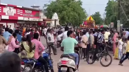 बालोद: भगवान जगन्नाथ भाई बलभद्र और बहन सुभद्रा संग नगर भ्रमण पर निकले, रास्तेभर गूंजे जयकारे, श्रद्धालुओं ने खींचा रथ