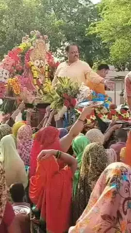 पहाड़ी: कामां में निकली जगन्नाथ जी की रथ यात्रा, जगह-जगह हुआ भव्य स्वागत
