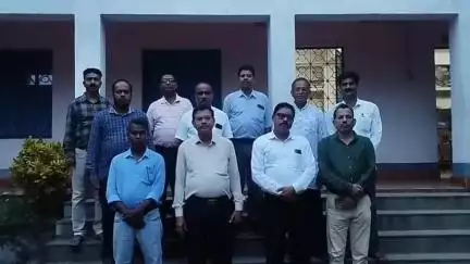 বাঘমুণ্ডী: দ্বিতীয় পর্ব সম্বর্ধনা অনুষ্ঠানের পূর্বে মানভূম  প্রতিভা জাগৃতি আখড়ার পরিদর্শন তুন্তড়ীতে