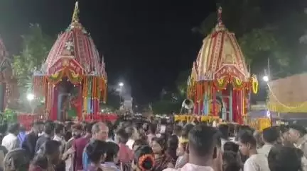 ଛତ୍ରପୁର: ବ୍ରହ୍ମପୁର ଗୋଷାଣୀ ନୂଆଗାଁ ଠାରେ ଘୋଷଯାତ୍ରା, ଯୋଗଦେଲେ ବ୍ରହ୍ମପୁର ବିଧାୟକ