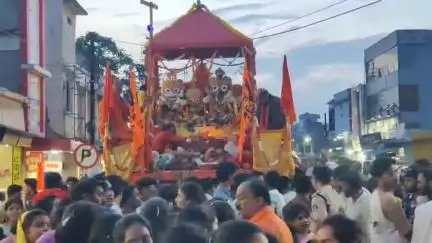 कांकेर: कांकेर में धूमधाम से निकली रथयात्रा, जनकपुर में 11 दिवसीय प्रवास के लिए की गई भव्य टेंट की व्यवस्था