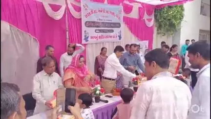 દિયોદર: ઓઢા ગામે રાજ્યના નાયબ સચિવ ના અધ્યક્ષસ્થાને શાળા પ્રવેશત્સવ તેમજ કન્યા કેળવણી મહોત્સવ યોજાયો