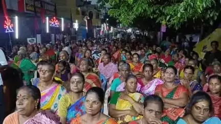 திருவெண்ணைநல்லூர்: தமிழ்நாட்டில் எந்த காலத்திலும் எந்த நிலைமையிலும் பிஜேபி கால்  ஊன்ற முடியாது- திருவெண்ணெய்நல்லூர் மார்க்கெட் வீரியில் முன்னாள்  அமைச்சர் பொன்முடி பேச்ச