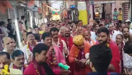 बांसवाड़ा: शहर के आजाद चौक स्थित जगदीश मंदिर में गूंजे भगवान जगन्नाथ के जयकारे, ठाठ से निकाली गई रथयात्रा