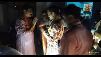 ବିଜେପୁର: ପଡ଼ା ଗ୍ରାମର ମା ମହାଲକ୍ଷ୍ମୀ ପୂଜା ମଣ୍ଡପ ର ଶୁଭ ଉଦ୍ଘାଟନ ହେଲା ମାନ୍ୟବର ବିଧାୟକ