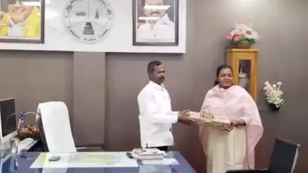 திருவள்ளூர்: ஆவடி மாநகராட்சி மேயராக திருமதி. ரா. சரண்யா அவர்கள் பொறுப்பேற்பு