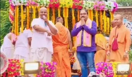 আমতা ২: আমতা জয়পুর  ঝিখিরা থাকার উদ্যোগে ইসকনের চতুর্থ তম বর্ষের রথযাত্রা সূচনা করলেন আমতার বিধায়ক