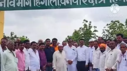 हिंगोली: थोरजवळा येथे वन विभागाच्या संरक्षण भिंतीचे आमदार तानाजी मुटकुळे यांच्या हस्ते लोकार्पण