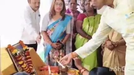 भानपुरी में विकासखंड स्तरीय शाला प्रवेश उत्सव में शामिल हुए वन मंत्री केदार कश्यप