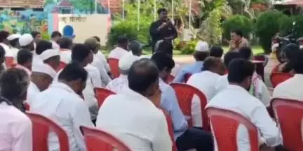 दक्षिण सोलापूर: मंद्रूप पोलीस ठाणे येथे मोहरम सणाच्या पार्श्वभूमीवर शांतता कमिटीची बैठक संपन्न...