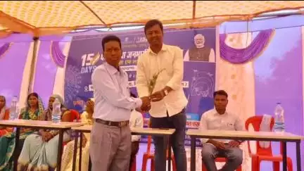 बलौदा: धरती आबा जनजातीय ग्राम उत्कर्ष अभियान के तहत ग्राम केराकछार में शिविर का हुआ आयोजन