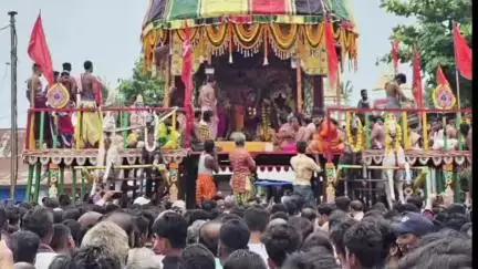 ପୋଲସରା: ରଥଯାତ୍ରା ରେ ଜନ ସମୁଦ୍ର ପାଲଟିଲା ବୁଗୁଡ଼ା ବଡଦାଣ୍ଡ
