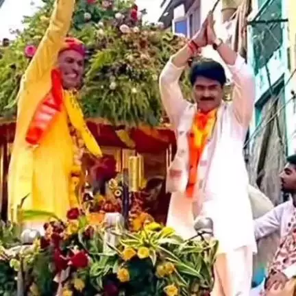 अवंतिपुर बड़ोदिया: उज्जैन में भगवान जगन्नाथ की रथ यात्रा में कालापीपल क्षेत्र के विधायक घनश्याम चंद्रवंशी शामिल हुए