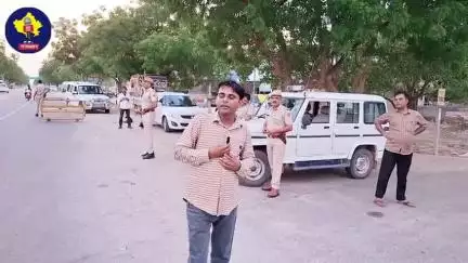 पुलिस हुई सख्त यातायात नियम तोड़ा तो लगेगा भारी जुर्माना - बीकानेर पुलिस सख्त