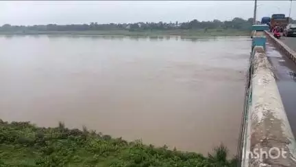বর্ধমান ১: দামোদরের জল কয়েক দিনের বৃষ্টিতে শনিবার সকাল থেকেই বাড়তে দেখা গেল