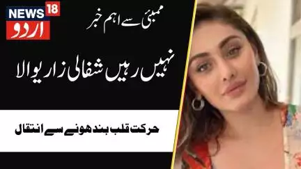 Bollywood News :   شفالی زاریوال کا انتقال ،اداکارہ کی حرکت قلب بند ہوجانے سے  ہوئی موت  |News18Urdu