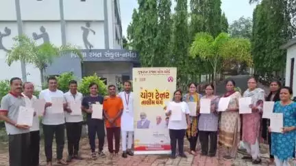 નાંદોદ: નર્મદા જિલ્લામાં યોગને વિશેષ પ્રાધાન્ય,યોગ થકી સાચા અર્થમાં સાર્થક થશે મેદસ્વિતા મુક્ત ગુજરાત અભિયાન.