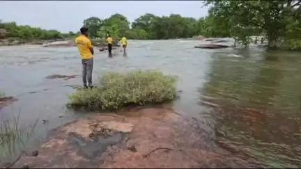 तालेड़ा: बरधा बांध में पिकनिक मनाने आए युवक के तेज बहाव में बहने के बाद दूसरे दिन भी सर्च ऑपरेशन जारी रहा
