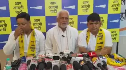 पंचकूला: आम आदमी पार्टी के प्रदेश जॉइनिंग कमेटी अध्यक्ष ने संगठन को लेकर की पत्रकार वार्ता, भाजपा और कांग्रेस पर साधा निशाना