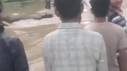 पन्ना: बारिश में उफनाए हरसा-बागौहा नाले ने रोकी राह, बाइक कंधे पर उठाकर पार करने का वीडियो वायरल