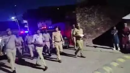 भिनगा: भिनगा में SP व ASP ने ताजिया दफन स्थल कर्बला का लिया जायजा, थाना प्रभारियों को दिए निर्देश