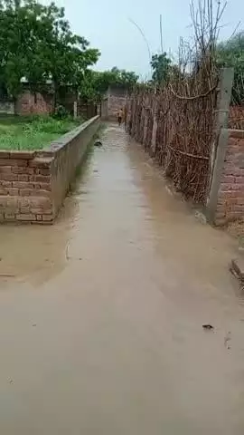प्रयागराज हड़िया विधानसभा दुमदुमा गांव का जहां पर बारिश के मौसम में रास्ते हो जाते हैं ब्लॉक अभी तक नहीं हुआ कुछ बदलाव