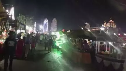राँची जगरनाथपुर रथ मेला में उमड़ी भक्तों का भीड़