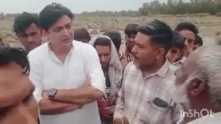 बेहट: धौलाकुआ मदनपुरा की नदी में बहे दर्जनों मवेशी, मौके पर पहुंचे सपा विधायक