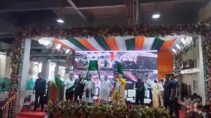Union Minister Ashwini Vaishnaw inaugurates a passenger train service in Howrah