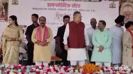 राजनांदगांव: जिले के डोंगरगढ़ में विभिन्न लोकार्पण और विकास कार्यों के भूमि पूजन में उपमुख्यमंत्री शामिल हुए