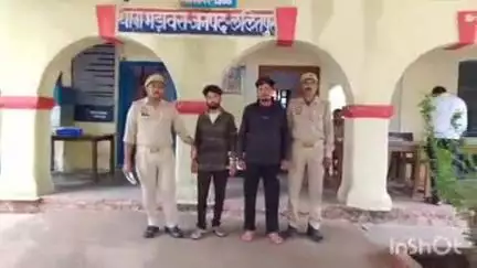 मड़ावरा: भोंटा गाँव में ग्रामीण की हत्या के मामले में वांछित दो आरोपियों को पुलिस ने साढूमल में बस स्टैंड से किया गिरफ्तार