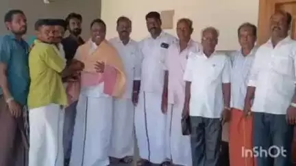 திருவாரூர்: பூதமங்கலச்சேரி பகுதியை சேர்ந்த அஇஅதிமுக கிராம கமிட்டி தலைவர் உட்பட 15 குடும்பத்தினர் திமுகவில் இணைந்தனர்