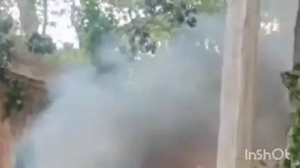 रिविलगंज: रिविलगंज थाना परिसर में शॉर्ट सर्किट से लगी आग, मची अफरा-तफरी