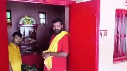 महेशपुर: महेशपुर में महिलाओं ने मां बिपत्तारिणी की पूजा कर समृद्धि और दीर्घायु की कामना की