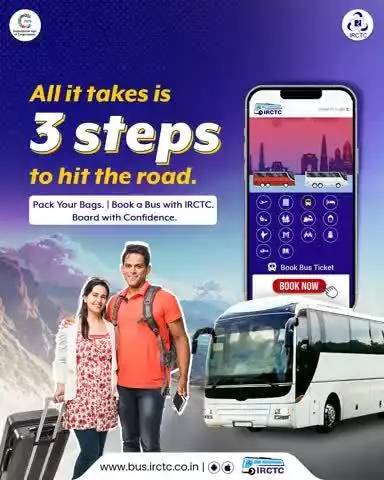 From AC sleepers for overnight comfort to non-AC buses for quick city rides, IRCTC offers a ride for every kind of traveller. So, wherever you're going by bus, go with trust.
Book your bus journey with IRCTC at www.bus.irctc.co.in
