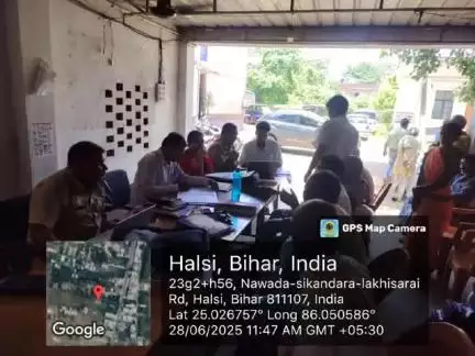 हलसी: हलसी थाना में भूमि विवाद के निपटारे के लिए जनता दरबार का आयोजन, 13 मामलों पर हुई सुनवाई