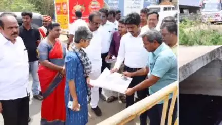 தாம்பரம்: மாநகராட்சிக்கு உட்பட்ட பல்வேறு பகுதிகளில் நடைபெற்று வரும் வெள்ள தடுப்பு முன்னேற்பாடு பணிகளை மாவட்ட ஆட்சியர் ஆய்வு