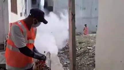 मुरादाबाद: संचारी रोग के खतरे को देखते हुए नगर पंचायत पाकबड़ा ने कसी कमर