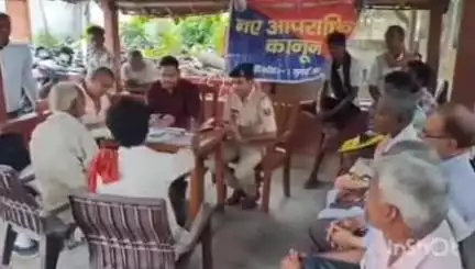 विद्यापति नगर: विद्यापतिनगर थाना परिसर में भूमि विवाद सुलझाने के लिए लगा जनता दरबार