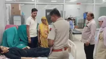 पाली: भल्लावतों का बास में महिला के साथ हुई मारपीट के बाद पुलिस ने घायल महिला का लिया बयान, शुरू की जांच