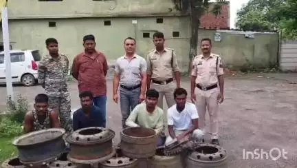 रायगढ़: जोरापाली इंडस्ट्रीज से चोरी का पर्दाफाश, कोतरारोड़ पुलिस ने एक विधि के साथ संघर्षरत बालक समेत 5 आरोपियों को किया गिरफ्तार