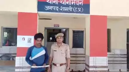 शामली: जलालाबाद के काशीराम कॉलोनी निवासी युवक को थानाभवन पुलिस ने चेकिंग के दौरान चाकू के साथ गिरफ्तार किया