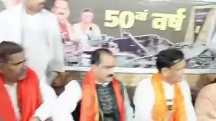 बेनीपुर जयन्तीपुर दाथ स्थित उत्सव भवन में पहुंचे केंद्रीय गृह राज्य मंत्री नित्यानंद राय