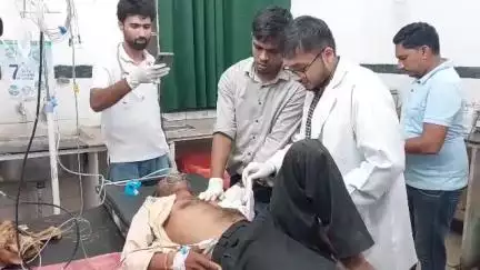 पाली: मारवाड़ जंक्शन के जोजावर के निकट पत्नी को ससुराल ले जा रहे युवक की बाइक दुर्घटना में मवेशी का सींग घुसा