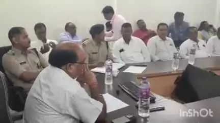 हरसूद: आगामी त्योहारों को लेकर नया हरसूद एसडीएम कार्यालय में शांति समिति की बैठक हुई