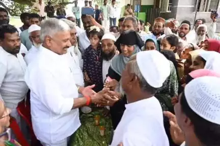 పుంగనూరు: దాదేపల్లి ఉరుసు గందోత్సవంలో పాల్గొన్న ఎమ్మెల్యే .పెద్దిరెడ్డి రామచంద్రారెడ్డి,