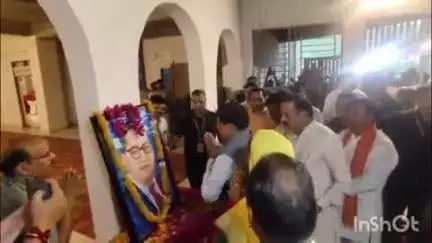 जोरासी के पास निर्माणाधीन अंबेडकर स्मारक पहुंचे मुख्यमंत्री, ₹20 करोड़ के स्मारक का किया निरीक्षण